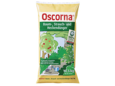 Oscorna® Baum Strauch und Heckendünger, spezieller NPK 6+4+0.5 Naturdünger 10,5 kg Sack  Pulver