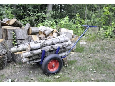 Holztrolley für Meterholzstämme bis zu 50 cm Durchmesser oder Holzbündel