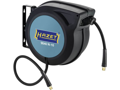 Hazet® Schlauchaufroller Druckluft oder Kaltwasser, 15 m; 1 m, 9040N-10 Hazet® Schlauchaufroller Druckluft oder Kaltwasser, 15 m; 1 m, 9040N-10