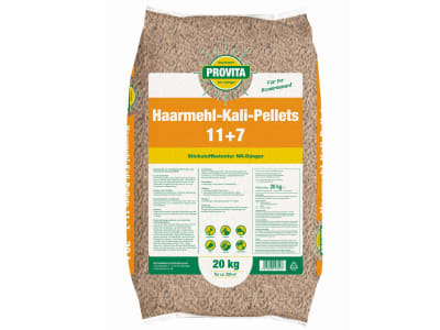 Beckmann Profi Provita Haarmehl-Kali Pellets 11+7 20 kg Sack Beckmann Profi Provita Haarmehl-Kali Pellets 11+7 20 kg Sack