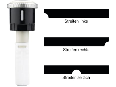 Hunter® Rotatordüse Strips MP LCS-515    elfenbein Streifen links 1.5 x 4.6 m 