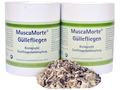 MuscaMorte Güllefliegen 100 qm Stallfläche MuscaMorte Güllefliegen 100 qm Stallfläche