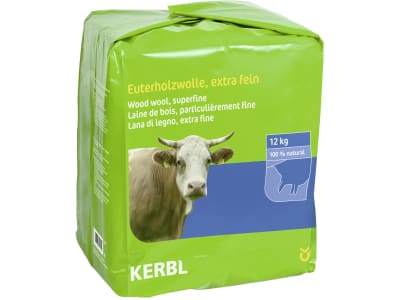 KERBL Euterholzwolle 12 kg zur Euterreinigung und -stimulation, 15821 KERBL Euterholzwolle 12 kg zur Euterreinigung und -stimulation, 15821