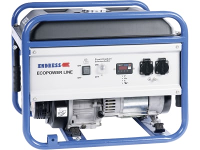 Endress® Benzin-Stromerzeuger "ESE 3000 BS" 20 l-Tank, Laufzeit bei 75 % Last 14 h, 240 209 Endress® Benzin-Stromerzeuger "ESE 3000 BS" 20 l-Tank, Laufzeit bei 75 % Last 14 h, 240 209