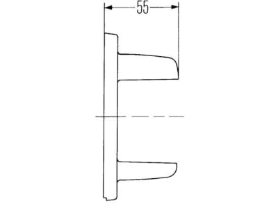 Hella® Schutzkappe für Blinkleuchten (Best. Nr. 10066116, 10066117 und 10066118), 8XS 113 389-001