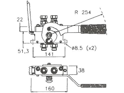 Faster® Stecker "MST-PB" 2P, 2-fach 1/2" IG BSP, DN 10, für Multikupplung, Loshälfte