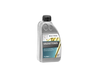 TECTROL SÄGEKETTENÖL 1 l Flasche   mineralisches Kettenöl für Motorsägen und Hochentaster, Haftöl, Sägekettenöl