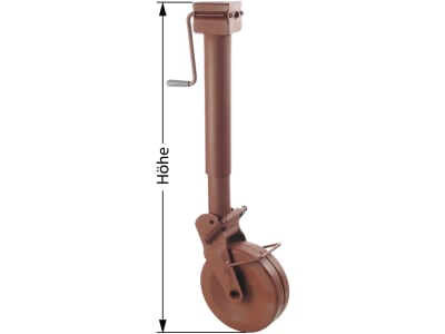Stützrad Stützlast 2,0 t, Höhe 921 – 1.221 mm, Hub 300 mm, für landwirtschaftliche Anhänger Stützrad Stützlast 2,0 t, Höhe 921 – 1.221 mm, Hub 300 mm, für landwirtschaftliche Anhänger