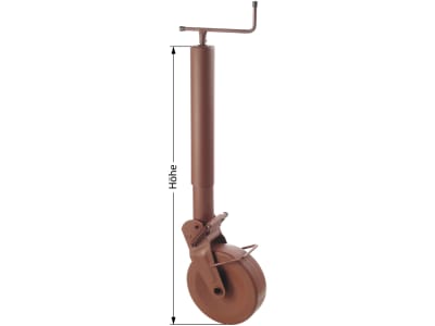 Stützrad Stützlast 1,5 t, Höhe 865 – 1.170 mm, Hub 305 mm, für landwirtschaftliche Anhänger Stützrad Stützlast 1,5 t, Höhe 865 – 1.170 mm, Hub 305 mm, für landwirtschaftliche Anhänger