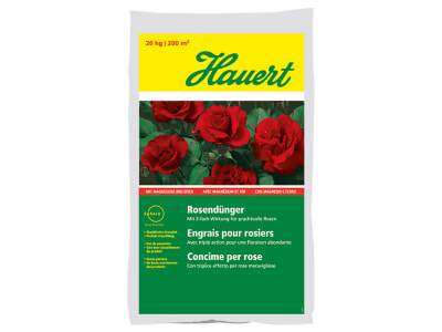  Rosendünger organisch-mineralischer NPK 8+4+8 Dünger, mit Spurenelementen, und staubfreier Ausbringung, für Rosen 20 kg Sack  Granulat