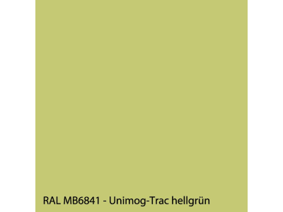 Mipa Kunstharzlack "Mipalin", Unimog-Trac hellgrün RAL MB6841, 1.000 ml