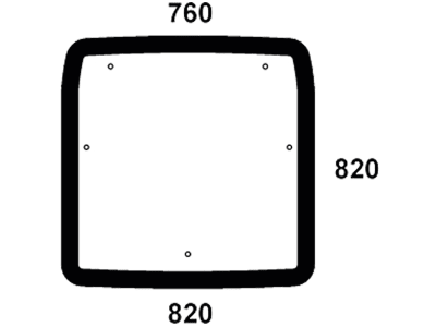 Dachscheibe, grün, Siebdruck, für Deutz-Fahr, Hürlimann, Lamborghini, Same, Kabine NEW; Profiline; TTV; MK2; MK3 Dachscheibe, grün, Siebdruck, für Deutz-Fahr, Hürlimann, Lamborghini, Same, Kabine NEW; Profiline; TTV; MK2; MK3
