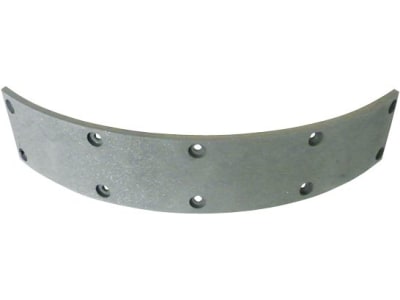 Bremsbelag, 350 x 70 x 6,4 mm, Ø 350 mm, Bohrungen 10, für Mercedes-Benz Unimog U 34 –60 Bremsbelag, 350 x 70 x 6,4 mm, Ø 350 mm, Bohrungen 10, für Mercedes-Benz Unimog U 34 –60
