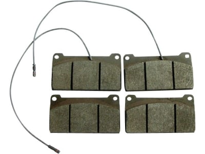 Bremsklotzsatz (4 St.) 150 x 81 x 20,3 mm, mit Verschleißwarnkontakt für Mercedes-Benz MB-Trac, Unimog Bremsklotzsatz (4 St.) 150 x 81 x 20,3 mm, mit Verschleißwarnkontakt für Mercedes-Benz MB-Trac, Unimog