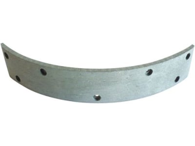 Bremsbelag, 188 x 30 x 4 mm, Ø 180 mm, Bohrungen 7, für Bautz, Case IH, Deutz-Fahr, Eicher, Fendt, Güldner, Hanomag, Hela, Holder, Kramer, Lanz, MAN, Porsche-Diesel