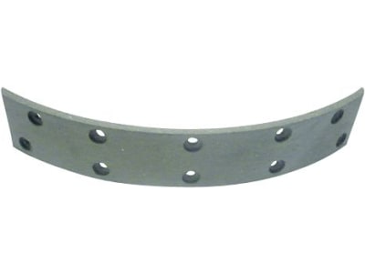 Bremsbelag 188 x 30 x 4 mm, Ø 180 mm, Bohrungen 10, Bohrung 4 mm, für Traktor Deutz-Fahr D 12 – 90, D 130 – 400