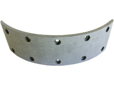 Bremsbelag, 190 x 50 x 5 mm, Ø 200 mm, Bohrungen 10, für Eicher EKL, ED, EM; Güldner G 25 – 45 Bremsbelag, 190 x 50 x 5 mm, Ø 200 mm, Bohrungen 10, für Eicher EKL, ED, EM; Güldner G 25 – 45