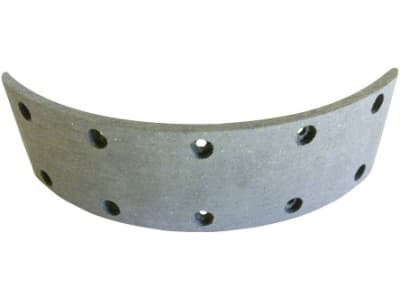 Bremsbelag, 190 x 50 x 5 mm, Ø 200 mm, Bohrungen 10, für Eicher EKL, ED, EM; Güldner G 25 – 45