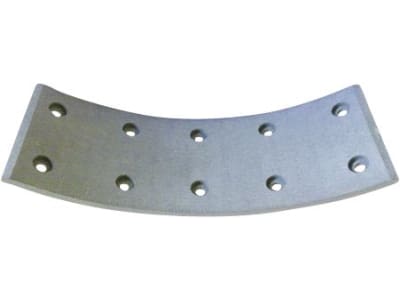 Bremsbelag, 210 x 70 x 5 mm, Ø 180 mm, Bohrungen 10, für Eicher ED 16; Hela D 12 – 420, S 18, Variomot 08, 11; Lanz D 1666, D 1806