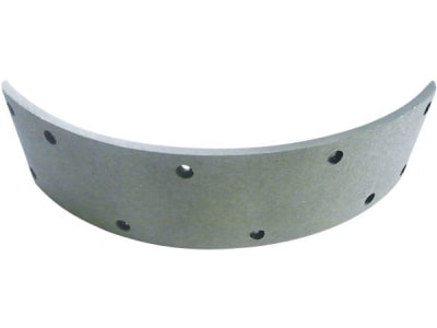 Bremsbelag, 400 x 100 x 8 mm, Ø 400 mm, Bohrungen 10, für Radbremse ESFA Bremsbelag, 400 x 100 x 8 mm, Ø 400 mm, Bohrungen 10, für Radbremse ESFA