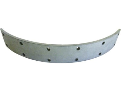 Bremsbelag, 345 x 38 x 5 mm, Ø 180 mm, Bohrungen 12, für Traktor Eicher, Ford, Massey Ferguson