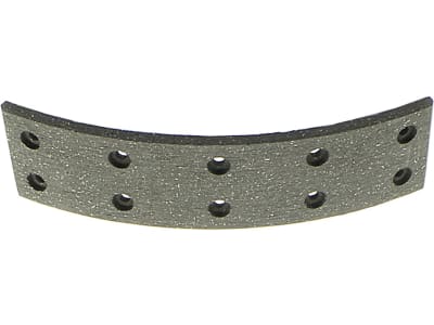 Bremsbelag, 450 x 60 x 6 mm, Ø 400 mm, Bohrungen 10, für Handbremse Kramer KL 400 Bremsbelag, 450 x 60 x 6 mm, Ø 400 mm, Bohrungen 10, für Handbremse Kramer KL 400