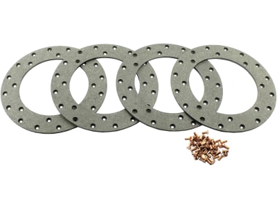 Ringbelagsatz, Ø außen 228 mm x Ø innen 150 mm, Stärke 4,7 mm, für Scheibenbremse Traktor Deutz-Fahr D 3006 – D 6907, DX-Serie, Intrac 2002 Ringbelagsatz, Ø außen 228 mm x Ø innen 150 mm, Stärke 4,7 mm, für Scheibenbremse Traktor Deutz-Fahr D 3006 – D 6907, DX-Serie, Intrac 2002