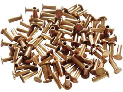 Halbhohlniete 3 x 8 mm für Bremsbeläge Halbhohlniete 3 x 8 mm für Bremsbeläge