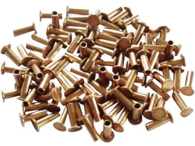 Halbhohlniete 3 x 8 mm für Bremsbeläge