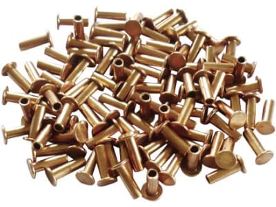 Halbhohlniete 4 x 12 mm für Bremsbeläge Halbhohlniete 4 x 12 mm für Bremsbeläge