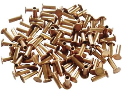 Halbhohlniete 5 x 10 mm für Bremsbeläge Halbhohlniete 5 x 10 mm für Bremsbeläge