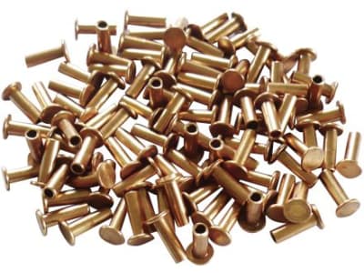 Halbhohlniete 6 x 10 mm für Bremsbeläge