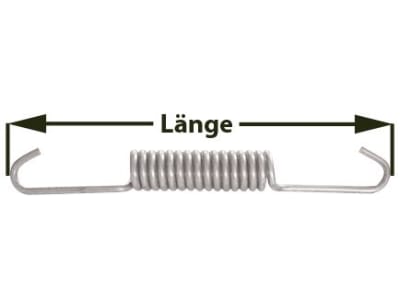 Druckfeder, 135 mm, für Bremsbacke; BPW, Peitz: SM 318 R