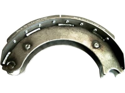 Bremsbacke, 400 x 120 mm, neue Ausführung für Radbremse Schnellläufer FAD 4012 Bremsbacke, 400 x 120 mm, neue Ausführung für Radbremse Schnellläufer FAD 4012