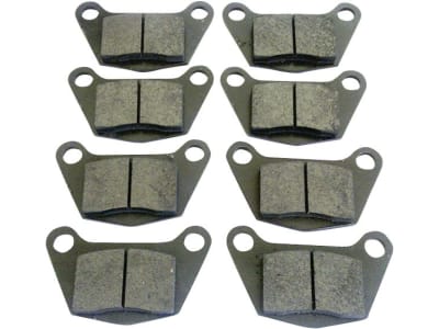 Bremsklotzsatz (8 St.) 155 x 90 x 18 mm, für Fußbremse Deutz-Fahr DX 145, DX 6.50 Bremsklotzsatz (8 St.) 155 x 90 x 18 mm, für Fußbremse Deutz-Fahr DX 145, DX 6.50
