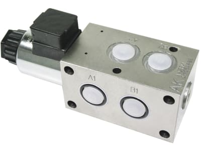 6/2-Wegeventil "TB", 12 V DC, G 3/8", 40 l/min 6/2-Wegeventil "TB", 12 V DC, G 3/8", 40 l/min