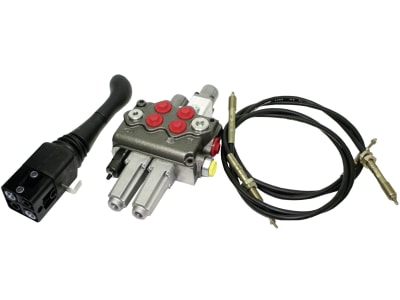 Einhebelsteuerventil dw/dw+S, 70 l/min, Einhebelsteuerung mit 2 Seilzügen 2.000 mm Einhebelsteuerventil dw/dw+S, 70 l/min, Einhebelsteuerung mit 2 Seilzügen 2.000 mm