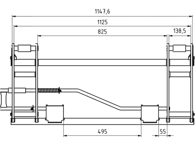 Schneider Schnellwechselrahmen mechanische Verriegelung