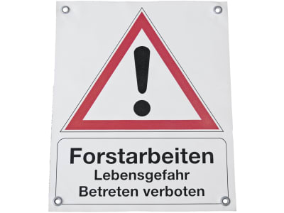 Warnbanner "Forstarbeiten" 450 x 550 mm