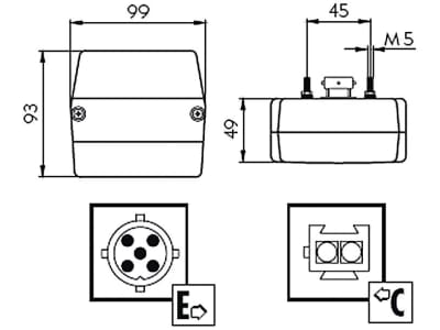 Aspöck® Lichtscheibe "Minipoint", Brems-, Blink-, Stand- und Kennzeichenlicht Aspöck® Lichtscheibe "Minipoint", Brems-, Blink-, Stand- und Kennzeichenlicht