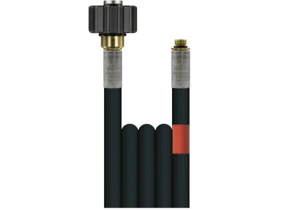 Rohrreinigungsschlauch "Flexy", NW DN 6, 300 bar, 20 m, Handverschraubung M 22 IG; 1/8" AG + O-Ring ohne Düse