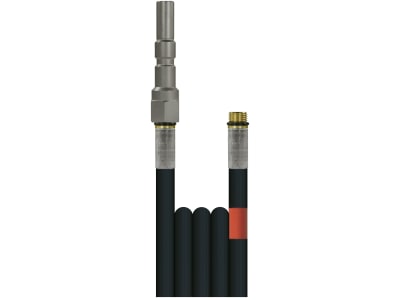 Rohrreinigungsschlauch "Flexy", NW DN 6, 300 bar, 25 m, Stecknippel KW 1/4" AG + O-Ring ohne Düse