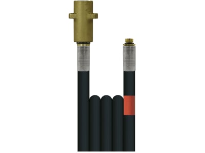 Rohrreinigungsschlauch "Flexy", NW DN 6, 300 bar, 25 m, Stecknippel K; 1/8" AG + O-Ring ohne Düse