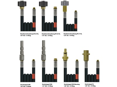 Rohrreinigungsschlauch "Flexy", ohne Düse, NW DN 6, 300 bar Rohrreinigungsschlauch "Flexy", ohne Düse, NW DN 6, 300 bar