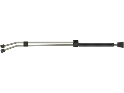 Doppelstrahlrohr mit umspritzter Isolierung, Handverschraubung M 22 IG drehbar, 980 mm Doppelstrahlrohr mit umspritzter Isolierung, Handverschraubung M 22 IG drehbar, 980 mm