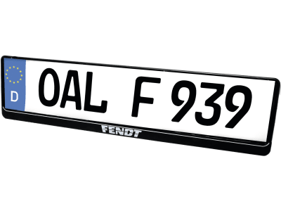 Fendt Kennzeichenhalter 520 x 115 mm, mit Fendt-Logo, X991000090000 Fendt Kennzeichenhalter 520 x 115 mm, mit Fendt-Logo, X991000090000