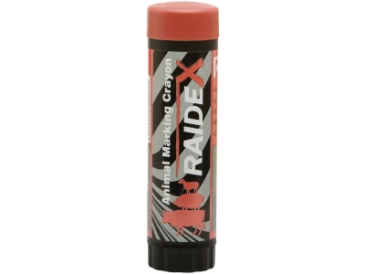 RAIDEX Viehzeichenstift rot, für die schnelle Markierung von Schweinen, Schafen und Rindern etc., 201