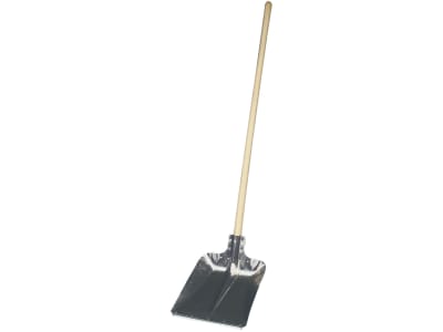 KERBL Aluschaufel mit Buchenstiel und Kante, Größe 9, Länge 135 cm, Materialstärke 2 mm, 29691 KERBL Aluschaufel mit Buchenstiel und Kante, Größe 9, Länge 135 cm, Materialstärke 2 mm, 29691