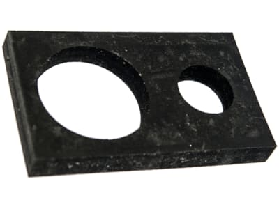 Halteplatte Gummi, 135 x 80 x 15 mm für Höhenverstellzylinder FH800 Holder