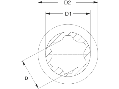 Walterscheid Lagerring "SC", Profil S5, Gelenkwellenschutz SC 25, 1161379